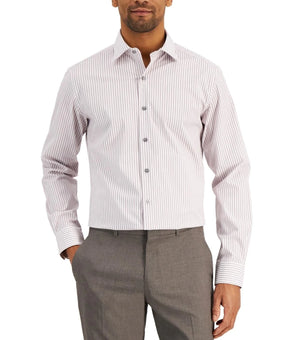 Alfani Dress Shirt Mens Size XL White Slim Fit Stretch Neck 17/17.5 X 36/37