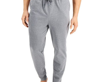 Karen Scott Alfani Men's Moisture-Wicking Pajama Joggers Gray Size S