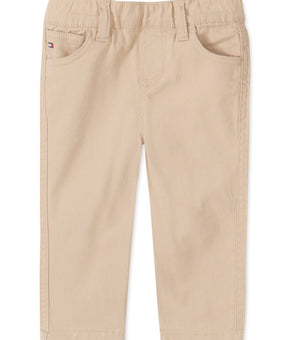Tommy Hilfiger Baby Boys Stretch Twill Pants Beige Size 18M