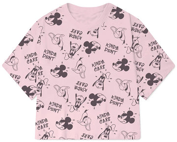 Disney Juniors Mickey and Friends Graphic TShirt Womens pink Size XL MSRP $24