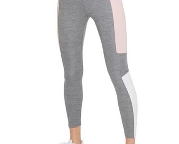Nike Dri-fit Womens Plus Color-Block Mid-Rise 7/8 Tights Gray Size 3X MSRP $60