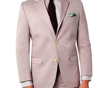 SEAN JOHN Men's Classic-Fit Solid Suit Jacket Pink Size 36S MSRP $360