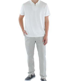 Lauren Ralph Lauren Mens Edgewood Seersucker Classic Fit Blue Pants Size 33/30