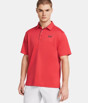 Under Armour Red Solstice Tech Polo - Mens Polo - 1290140-814