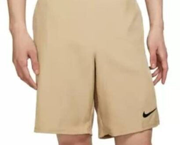 Nike Men's Court Dri-FIT Victory 9" Tennis Shorts beige Size M MSRP $45
