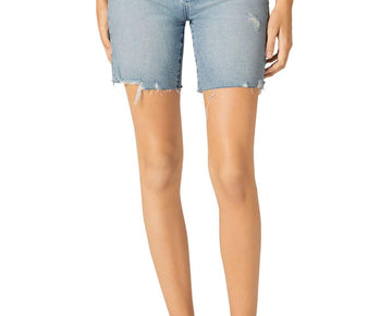 Joe's Womens Distressed Bermuda Cutoff Shorts Blue Size 28