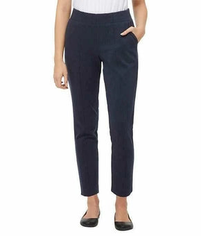 Kirkland Signature Pants Womens Size S Navy Heather Comfort Stretch Ankle