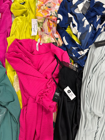 Women's Clothing Assorted Wholesale Lot, DONNA KARAN, POLO RALPH LAUREN, VINCE CAMUTO, NY COLLECTION and more, 10 items, Shelf Pulls, MSRP $870