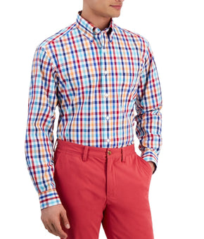 Club Room Men's Regular Fit Dress Shirt Multi Color Size 18.5 x 36/37 MSRP $60