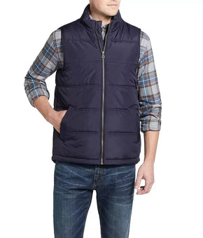WEATHERPROOF VINTAGE Men's Puffer Vest Blue Navy Size L MSRP $60