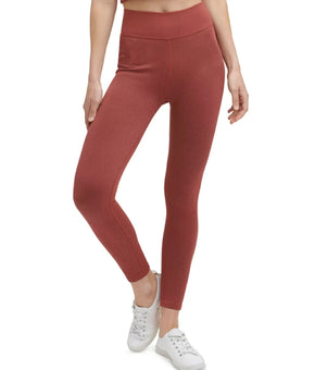 Calvin Klein Women's Active 7/8 Length Leggings Brick Brown Size S MSRP $70