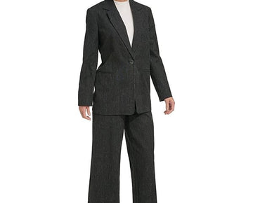 DKNY Women's Long-Sleeve Single-Button Blazer BLACK Size 12 MSRP $159