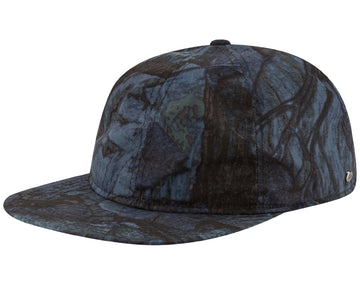 New Era Mens 9Twenty Tonal Camo Flat Brim Cap Navy