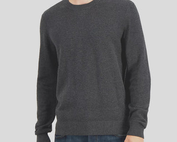 Michael Kors Men's Regular-Fit Solid Sweater Size XXXL Charcoal Gray MSRP $128