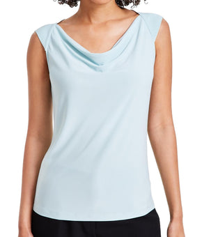 Kasper Womens Solid Blouse