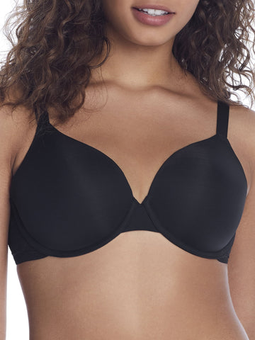 DKNY Womens Lace Comfort T-Shirt Bra Style-DK7081 Black Size 40D