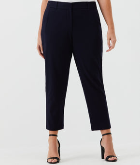 Rafaella Plus Size Straight Leg Ankle Pants Black Size 20W MSRP $89