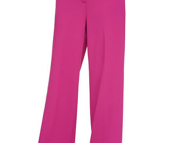Calvin Klein Womens Plus High Rise Business Wide Leg Pants Pink 20W MSRP $109