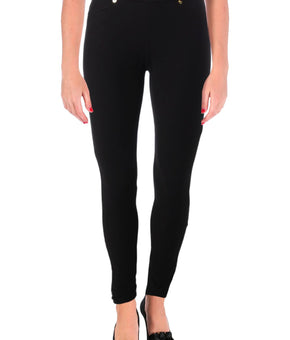 MICHAEL Michael Kors Womens Skinny Pull On Leggings Size XL Black