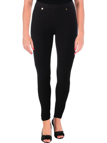 MICHAEL Michael Kors Womens Skinny Pull On Leggings Size XL Black