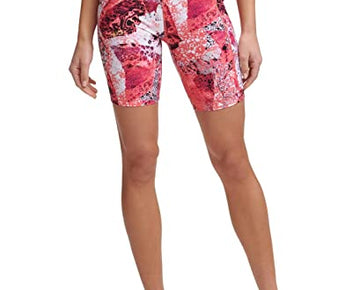 Calvin Klein Performance High-Waist Bike Shorts X-Small, Carboante Berry Size XS