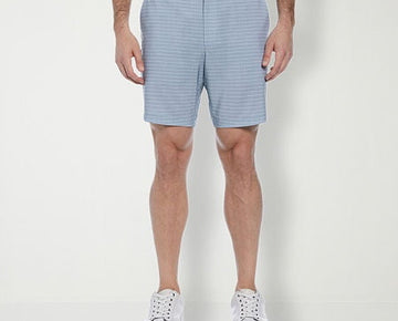 Pga Tour Mens Regular fit Golf Shorts 32 / 8 Light Grey Check