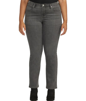 JAG Plus Size Eloise Mid Rise Bootcut Jeans Black Size 16W MSRP $78