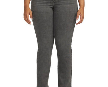 JAG Plus Size Eloise Mid Rise Bootcut Jeans Black Size 16W MSRP $78