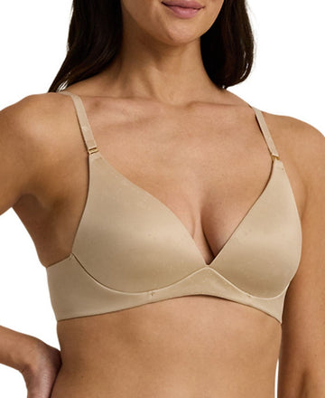 Lauren Ralph Lauren Comfort Repeat-Logo Wireless Light Beige Size 36D MSRP $52