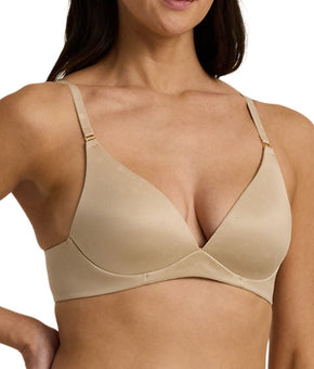Lauren Ralph Lauren Comfort Repeat-Logo Wireless Light Beige Size 32D MSRP $52