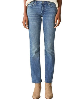 Lucky Brand Women's Sweet Straight Leg Jeans Blue Size 28 MSRP $99