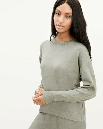 Spendid Super soft Valley Pullover Womens Gray Size XS MSRP $118