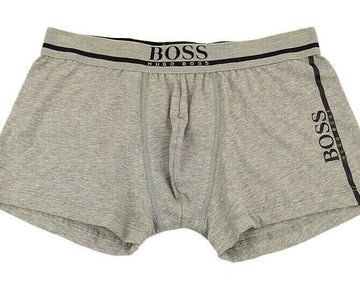 HUGO BOSS Mens Trunk Underwear Cotton Stretch Gray Size M MSRP $28