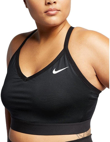 NIKE Plus Size Indy Dri-FIT Low-Impact Sports Bra Black Size 2X