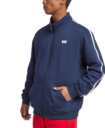 Reebok Men Classic fit Track Jacket Sweatshirt XXL Blue Solid