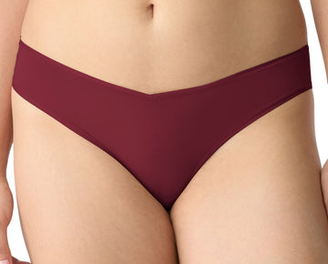 Gap Body Womens Super Stretch Bikini Panties GPW01382 Cabernet Red Size M