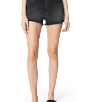 Joe's Women's Shorts Denim Vintage Raw-Hem High-Rise Black Size 31 MSRP $126