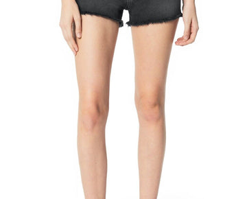 Joe's Women's Shorts Denim Vintage Raw-Hem High-Rise Black Size 31 MSRP $126