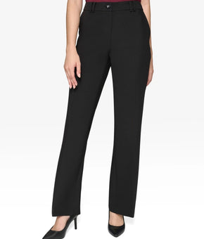 KARL LAGERFELD PARIS Women's High-Rise Wide-Leg Pants Black Size 4 MSRP $109