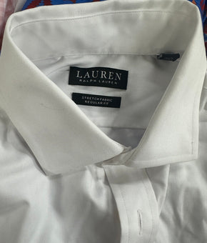 Men's Clothing Dress Shirts & Jacket Wholesale Lot, RALPH LAUREN, CALVIN KLEIN, VAN HEUSEN and CLUB ROOM, 7 items, Shelf Pulls, MSRP $594