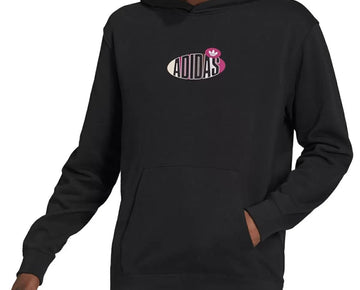 ADIDAS ORIGINALS Men Originals Trefoil Area 33 Logo Terry Black Size M MSRP $70