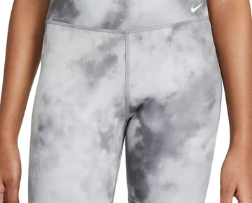 Nike One Women's Sky-Dyed Active Shorts Gray Size L MSRP $45