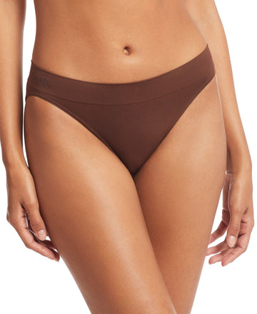 Lauren Ralph Lauren Seamless Jersey Bikini Brief Underwear 4L0011 - Brown Size S