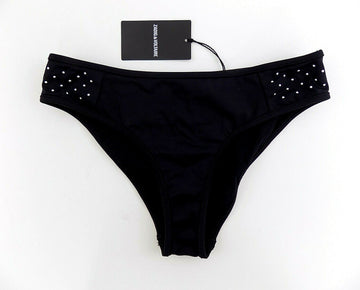 ZADIG & VOLTAIRE Studded Side Bikini Bottom Womens Black Size US 8
