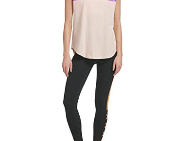 DKNY Sport Logo T-Shirt-M-Parfait Size M Sleeveless Top Shirt Medium