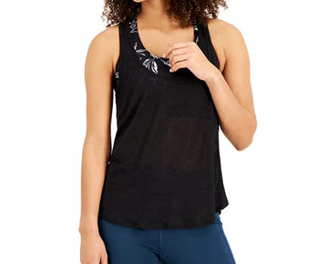 Ideology Women's Bra Tank Top Black Size M