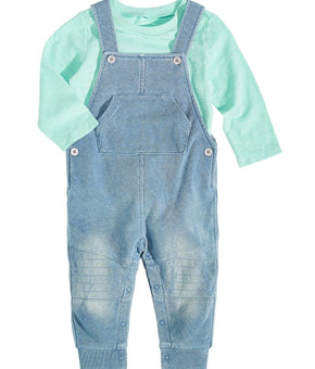 First Impressions Baby Boys 2-Pc. Long-Sleeve Blue Size 0-3 months