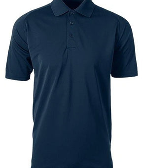 Syntrel Mens Performance Mesh Polo Top Shirt Dark Blue Navy Size 2X