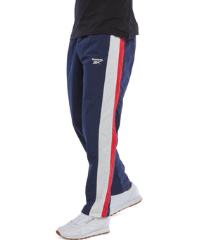 Reebok Men's Ivy League Colorblocked Crinkled Track Pants BLUE Size S MSRP $55