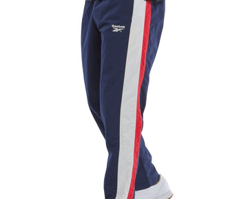 Reebok Men's Ivy League Colorblocked Crinkled Track Pants BLUE Size S MSRP $55